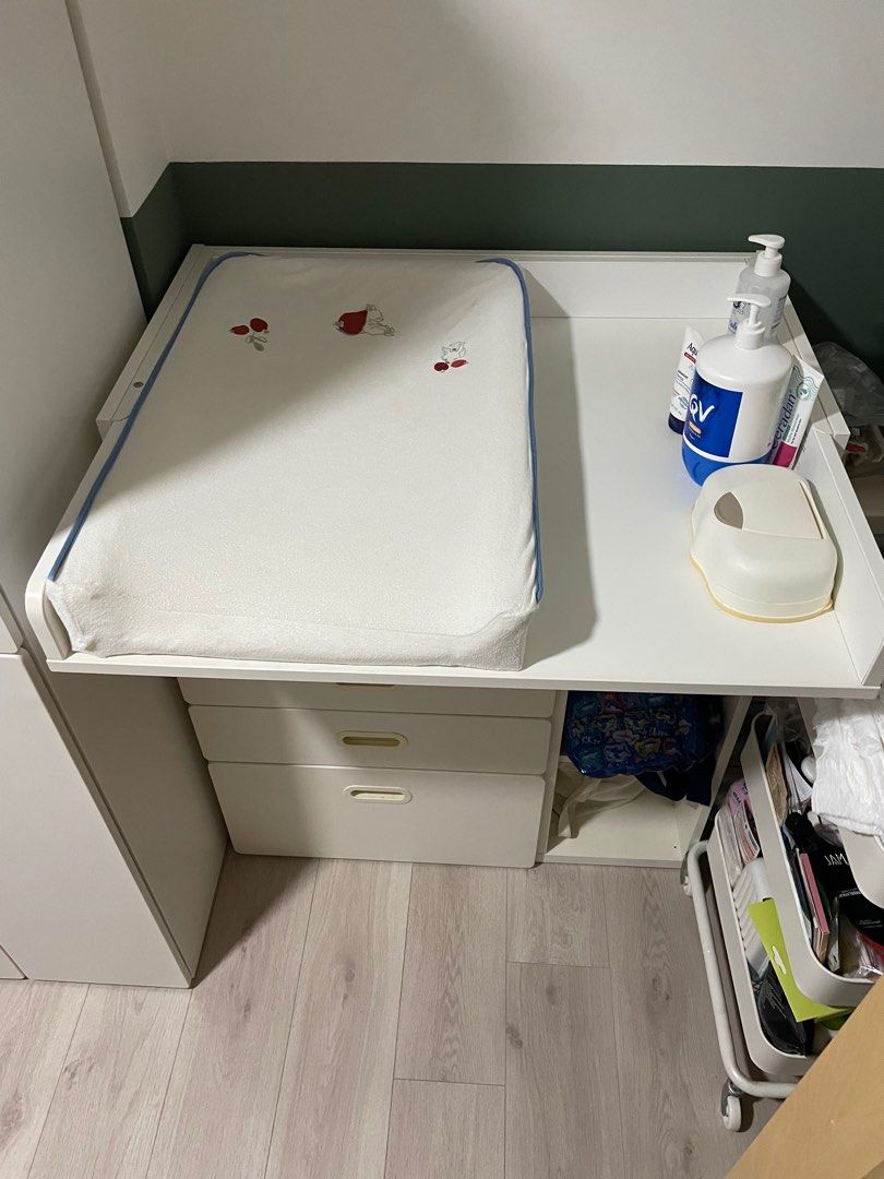 IKEA SMÅSTAD Changing Table White, Babies & Kids, Baby Nursery & Kids
