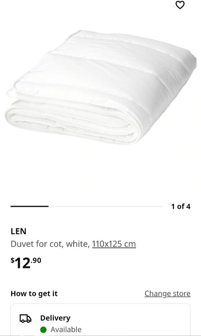 Ikea duvet for cot, Babies & Kids, Baby Nursery & Kids Furniture, Cots