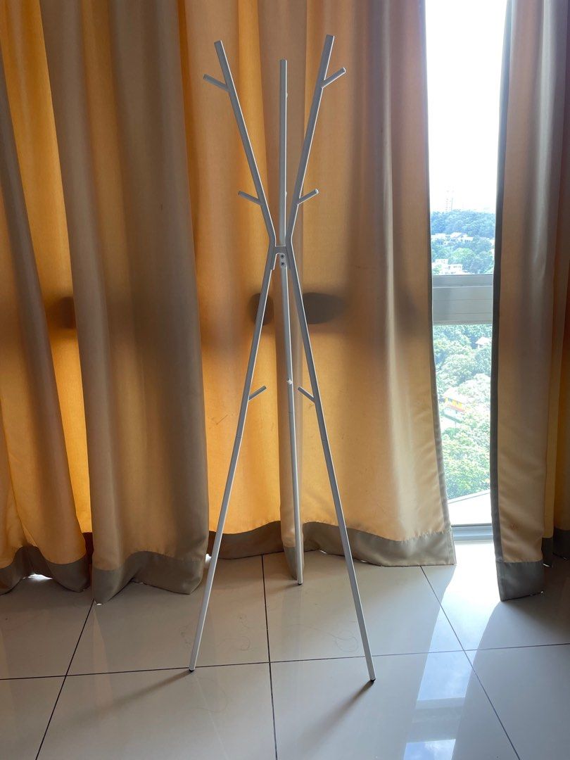 IKEA EKRAR white coloured coat stand, Furniture & Home Living, Home