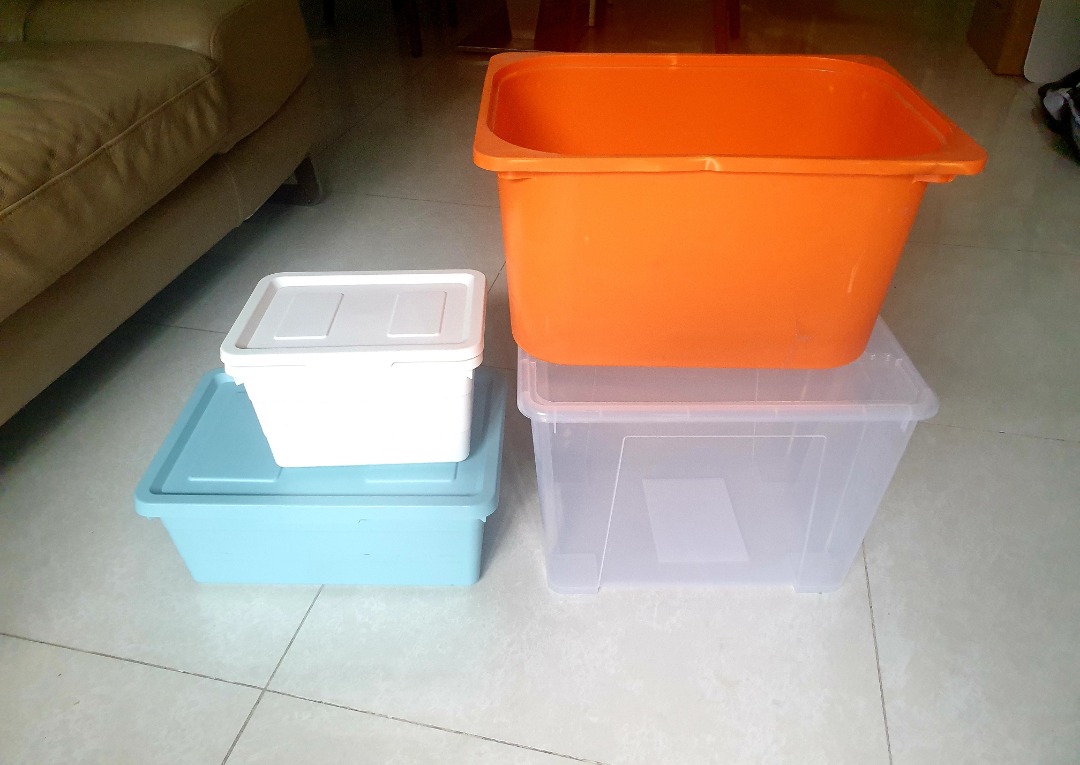 Ikea storage box, Furniture & Home Living, Home Improvement