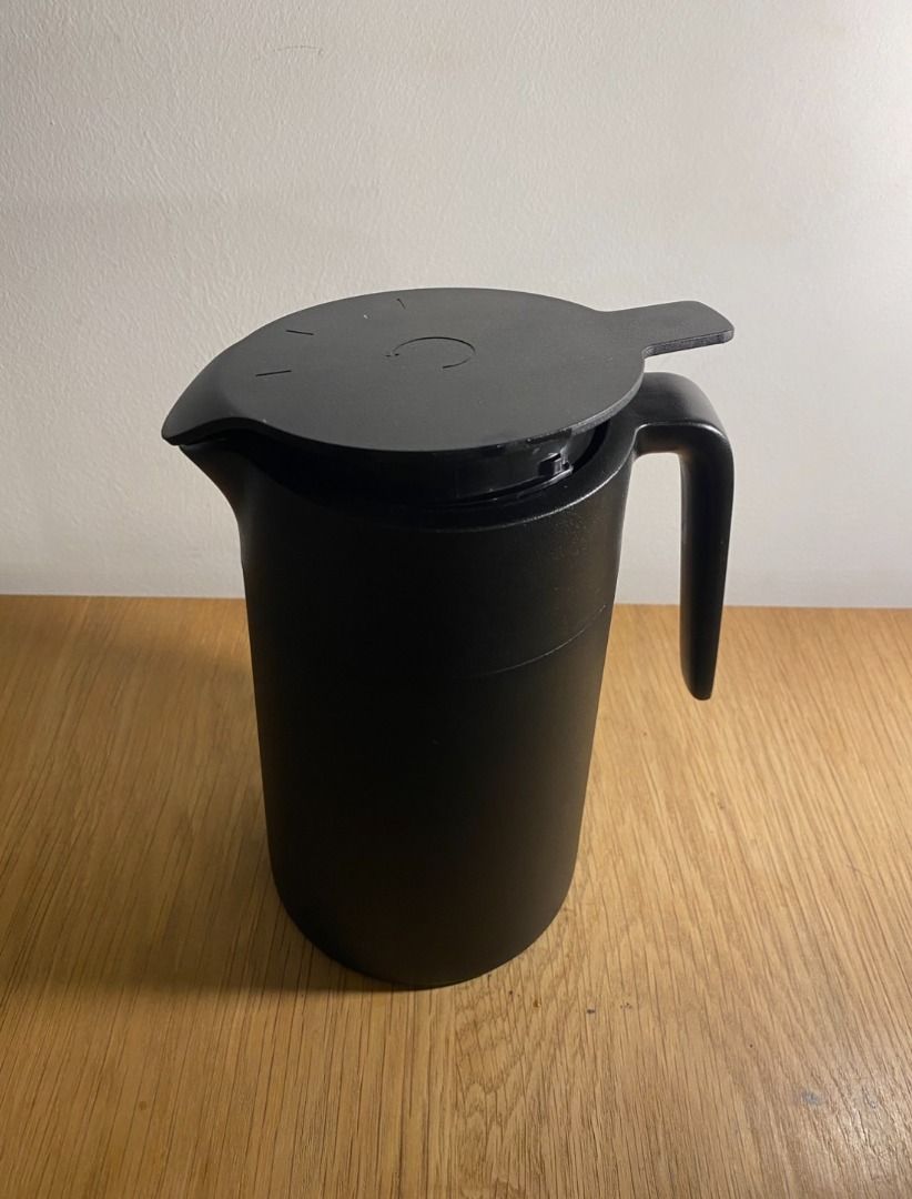 IKEA UNDERLATTA Vacuum Flask Black 1.2 l, Furniture & Home Living