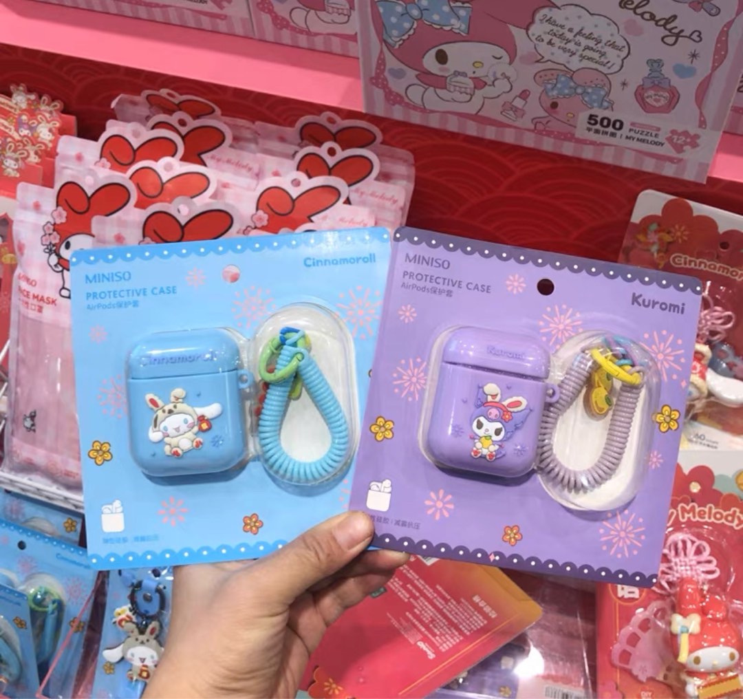 [INSTOCK] Authentic Miniso Sanrio Kuromi Cinnamoroll My melody airpods