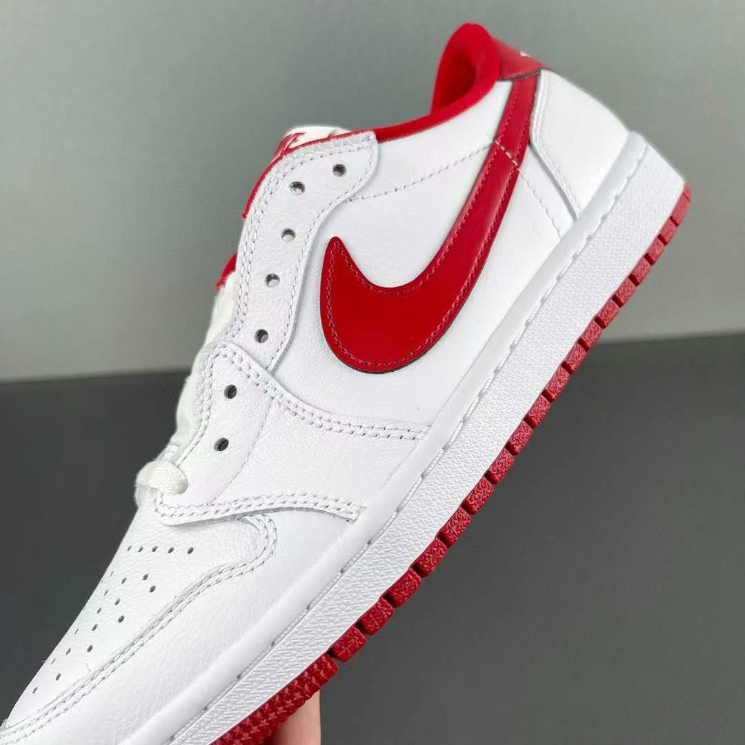 J1 Low OG "Varsity Red", Men's Fashion, Footwear, Sneakers on Carousell