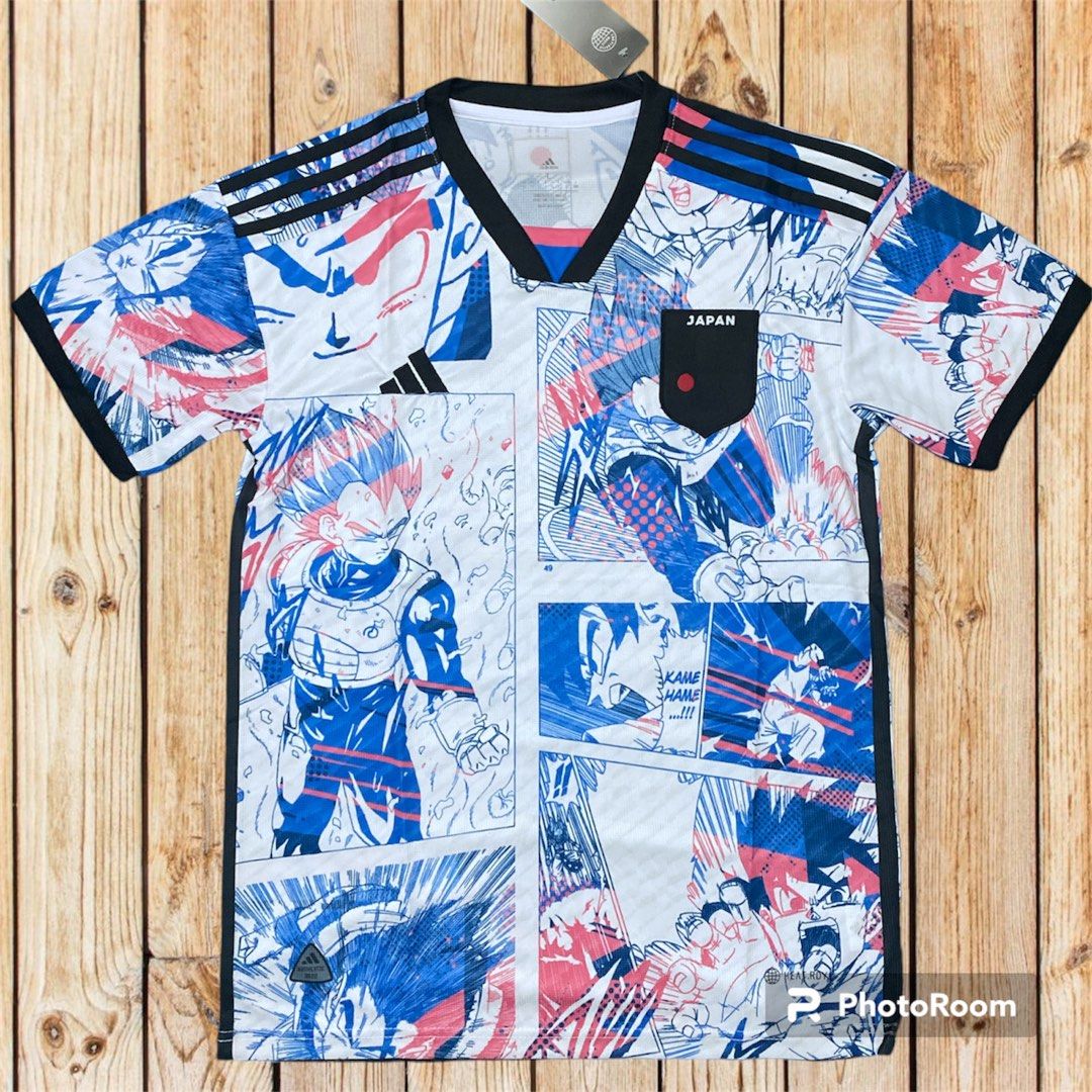 Japan Goku Jersey Jersi Baju Sukan Bola, Men's Fashion, Activewear on