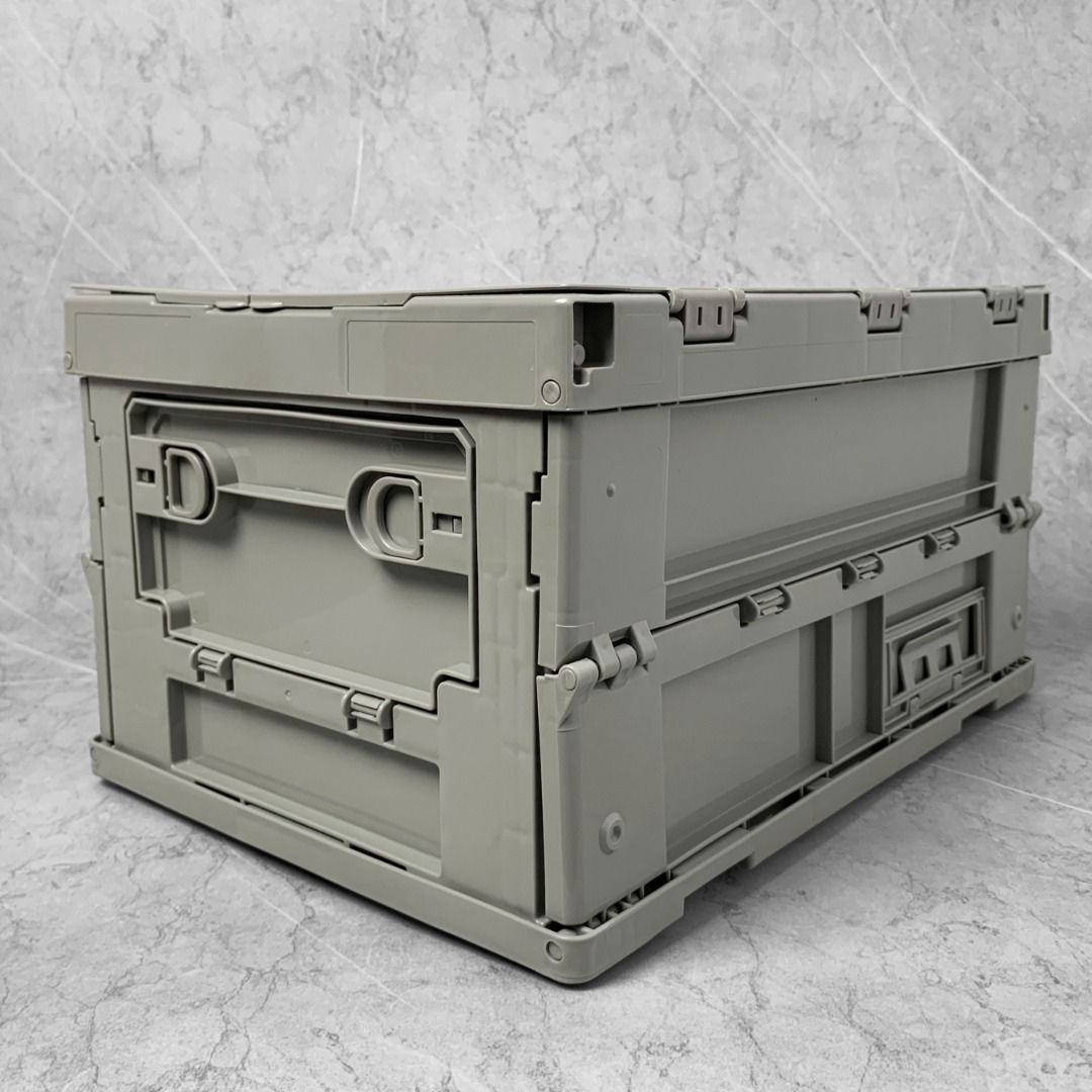 Japan Shimoyama Collapsible Storage Box Foldable Stackable Industrial ...