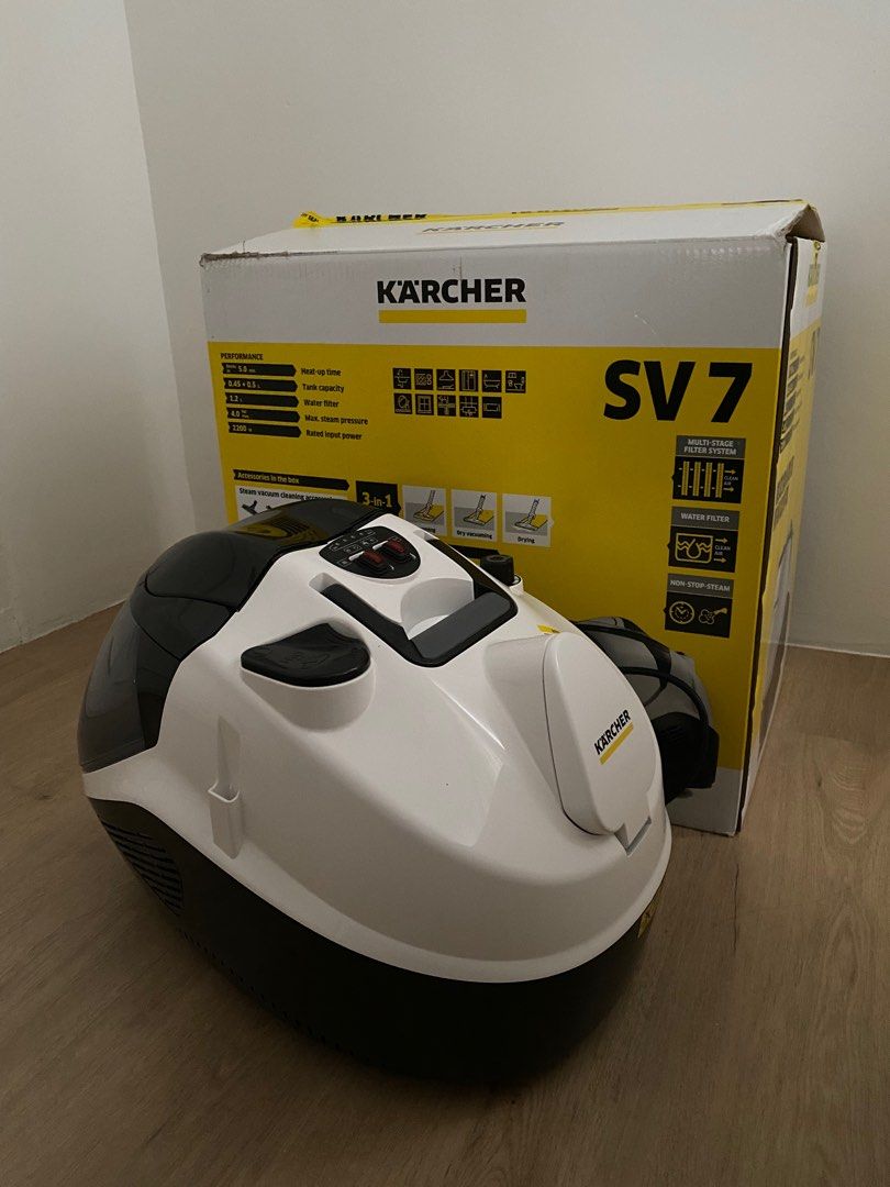 Karcher SV7 steam vacuum cleaner, TV & Home Appliances, Vacuum Cleaner