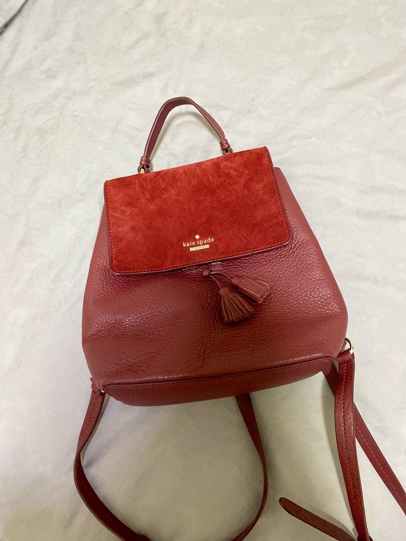 Kate spade sales suede backpack