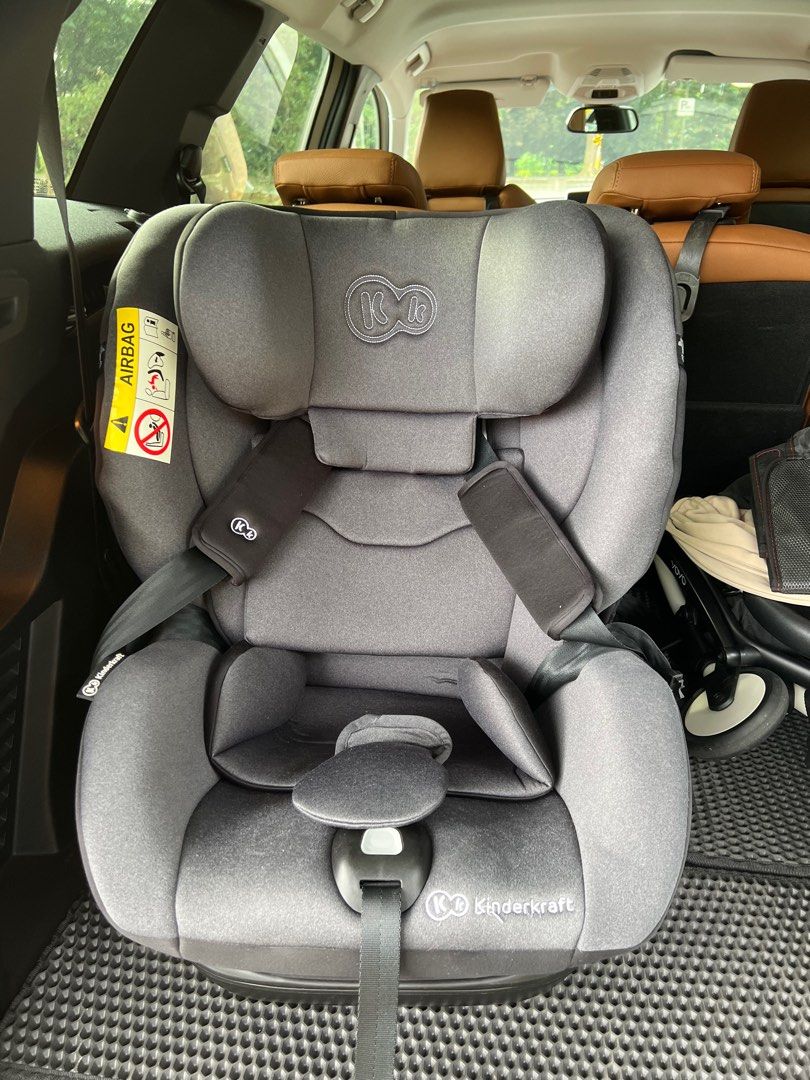 Kinderkraft MYWAY Baby Car Seat (ISOFIX, 036kg, Grey Colour), Babies