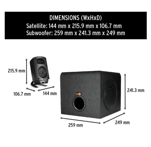Klipsch promedia 2.1 bluetooth speaker system 2025