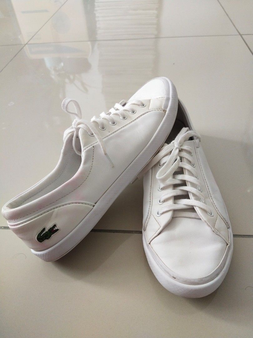Lacoste lancelle bl deals 1 white sneaker