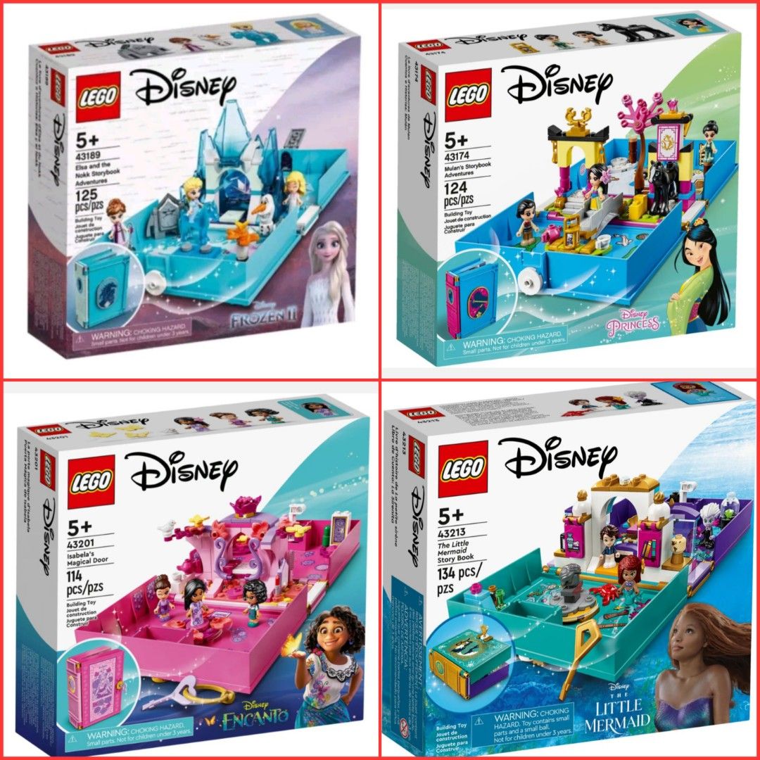 LEGO Disney Storybook Adventures 43174 43189 43201 43220 Mulan Elsa Encanto Peter Pan Mermaid Hobbies Toys Toys Games on Carousell