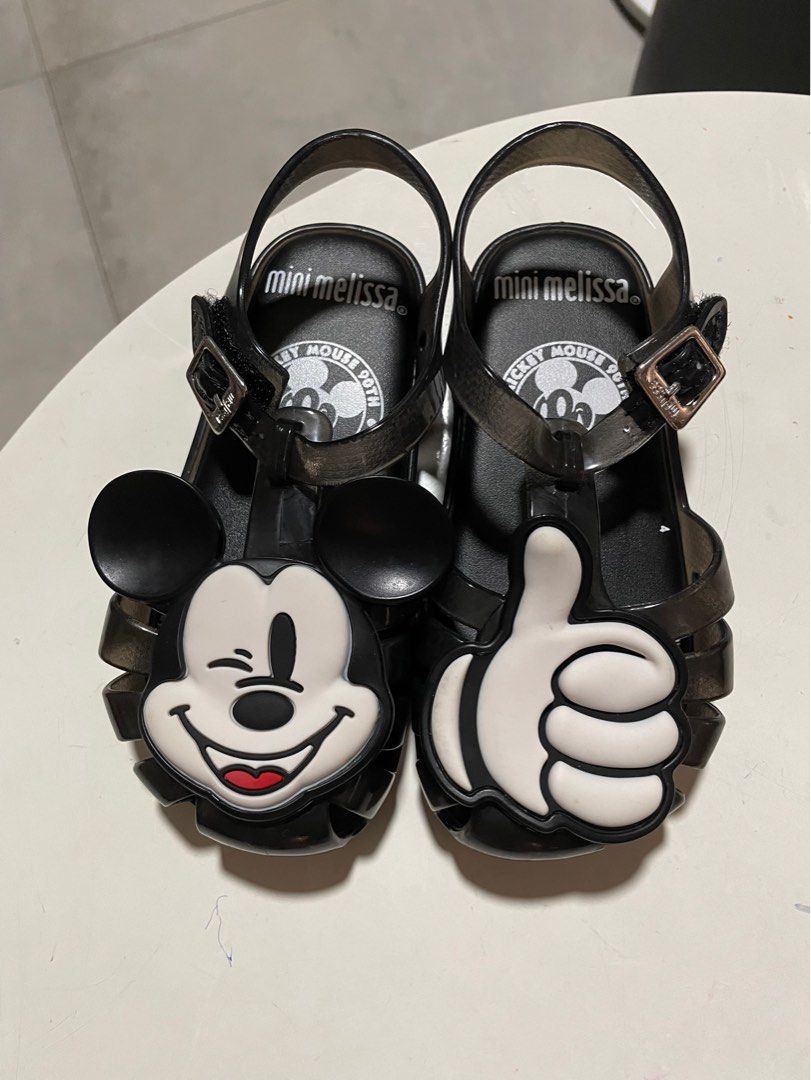 Like New Mini Melissa Mickey Mouse Sandals US 9 Child