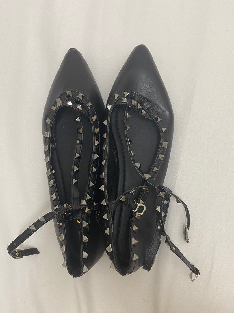 Studded flats 2025 like valentino