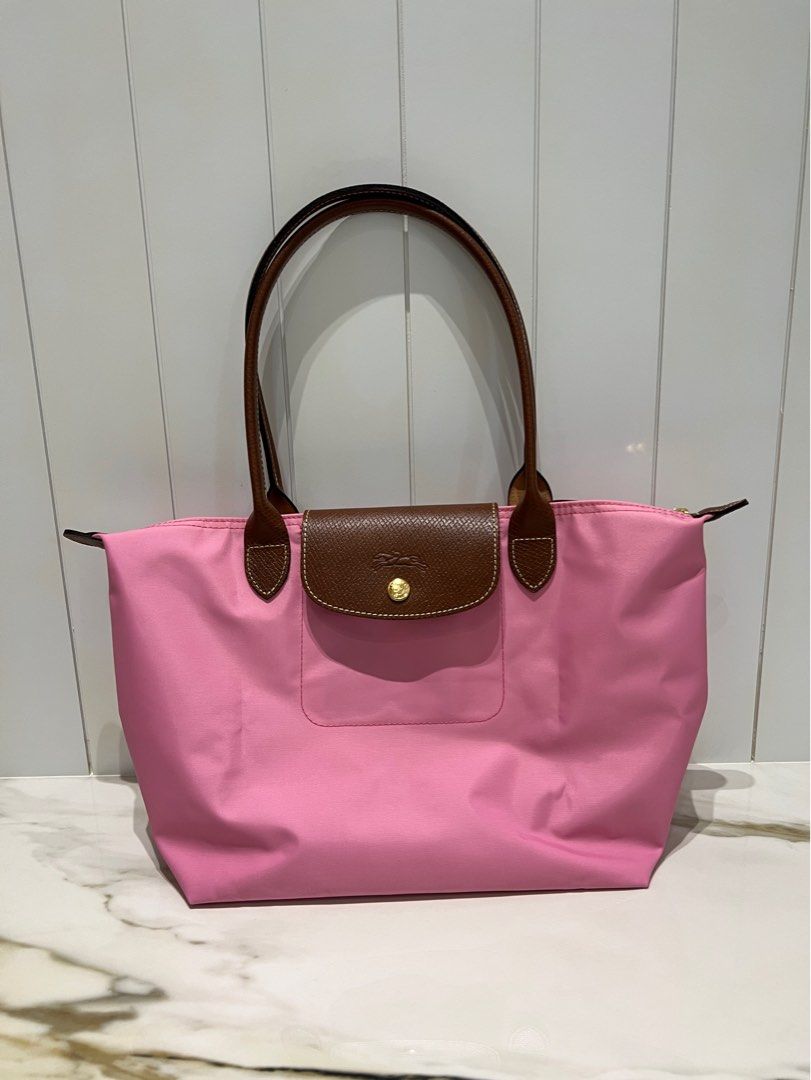 Pink longchamp cheap large tote