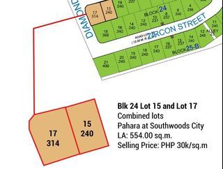 Lot for Sale Pahara Southwoods lot near Manila Southwoods Carmona Cavite Residential lot for sale