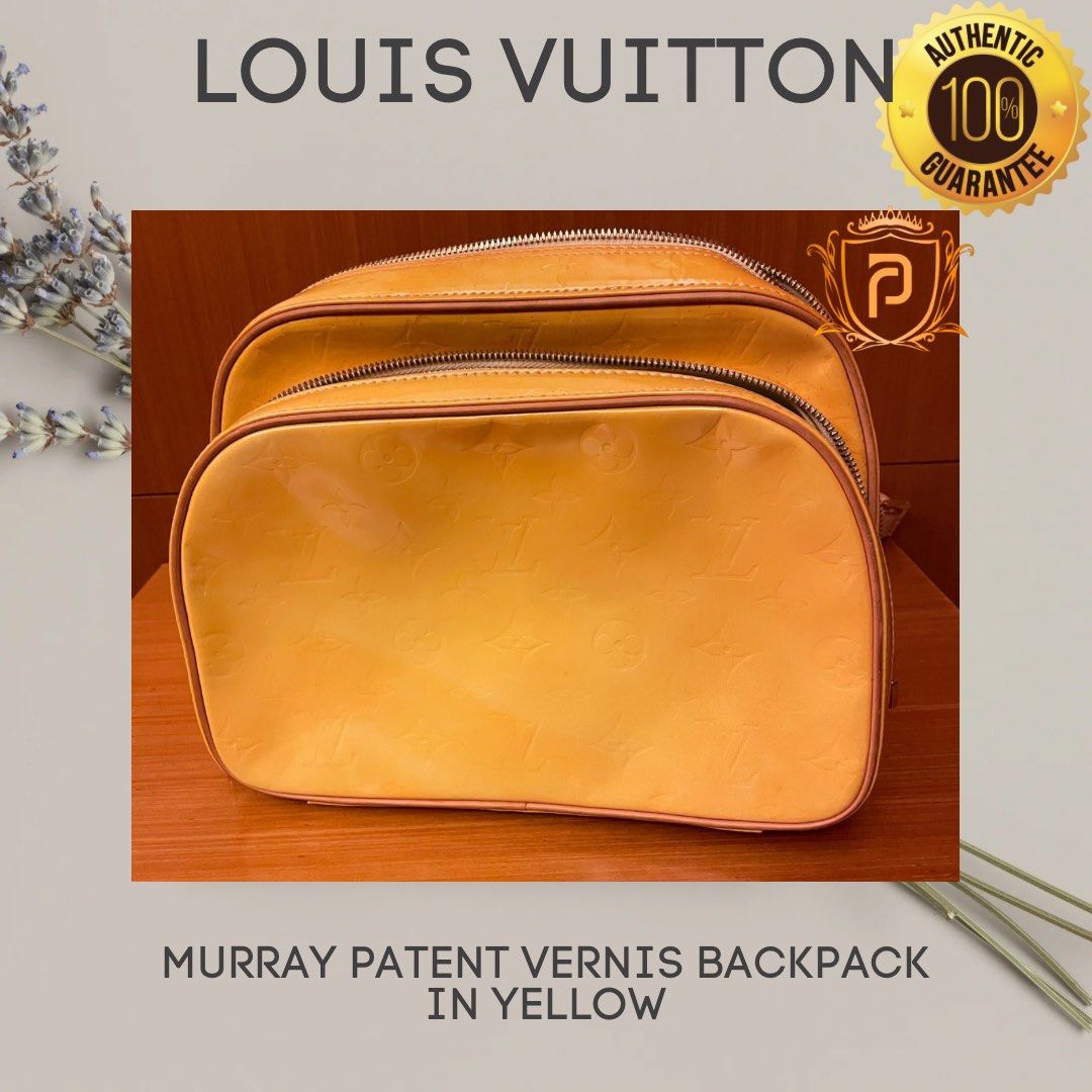 Murray patent leather backpack Louis Vuitton Pink in Patent