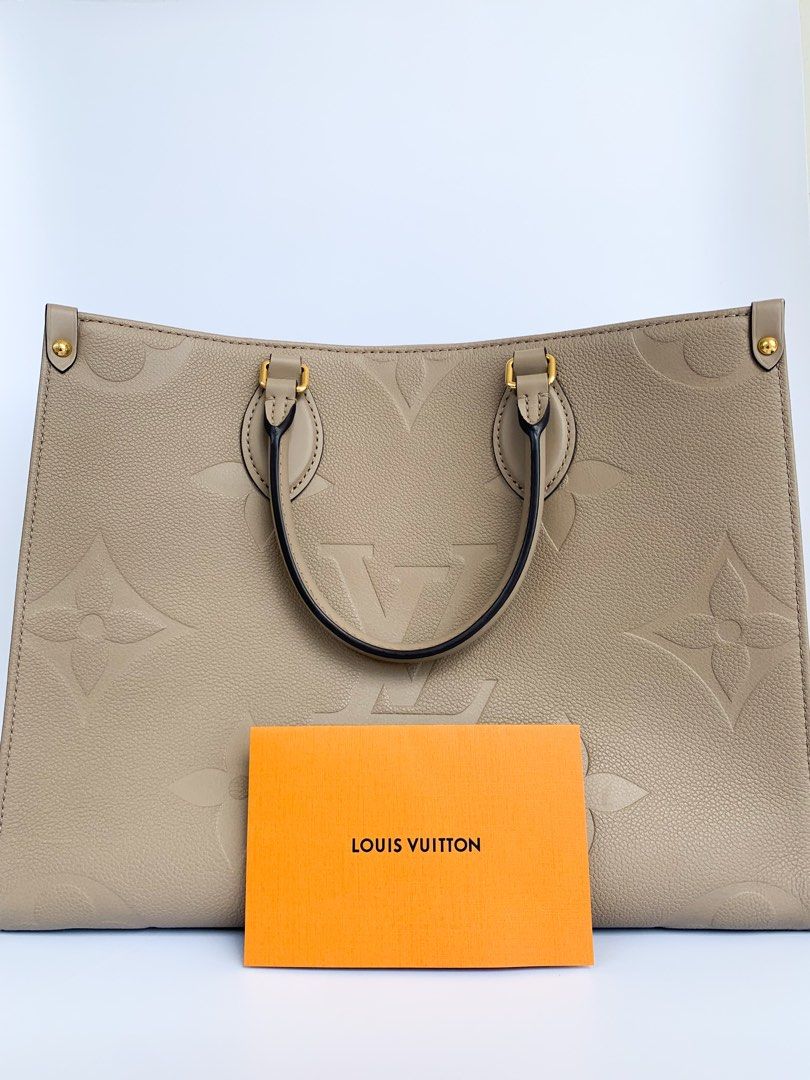 Louis Vuitton On The Go MM Empreinte, Luxury, Bags & Wallets on Carousell