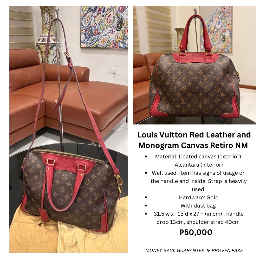 Louis Vuitton Retiro NM Monogram Canvas 2way Shoulder Bag