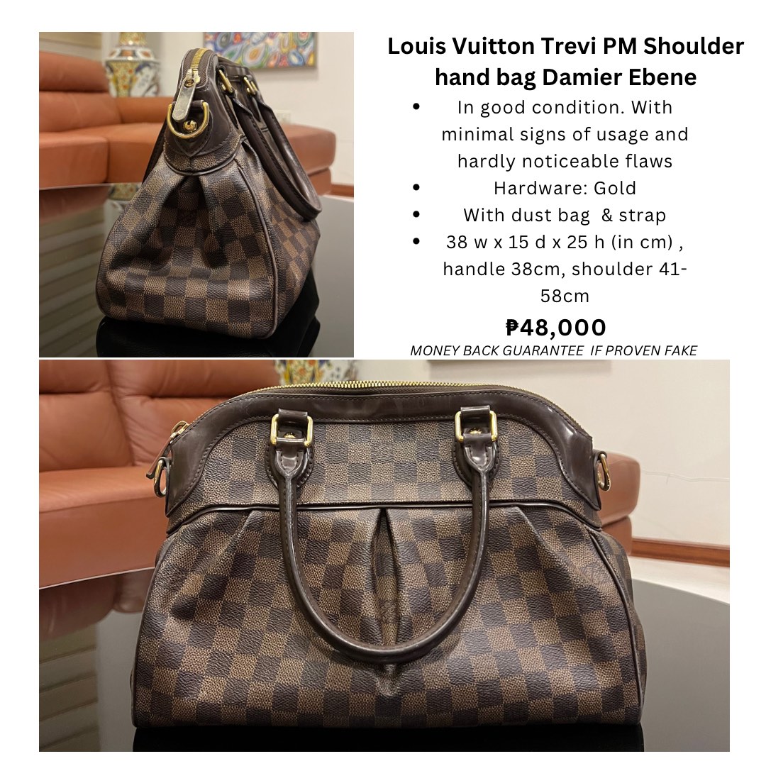 Louis Vuitton Damier Ebene Trevi PM, Luxury, Bags & Wallets on