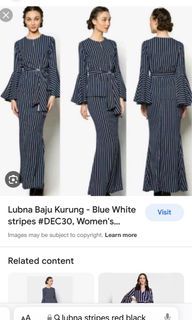 Lubna Stripes Kurung