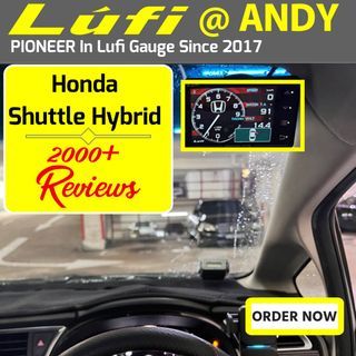 Lufi XS  [Official International English Set] on Honda Shuttle🔥🔥🔥All new Lufi XS Obd obd2 display gauge 🔥🔥🔥