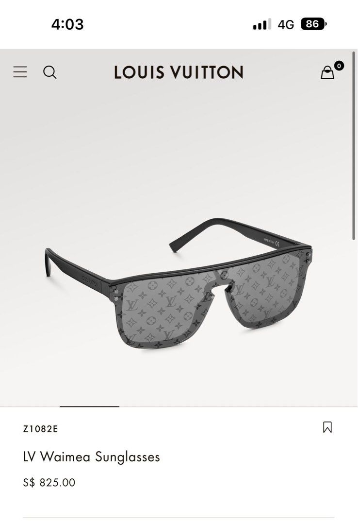 Louis Vuitton Z1082E LV Waimea Sunglasses