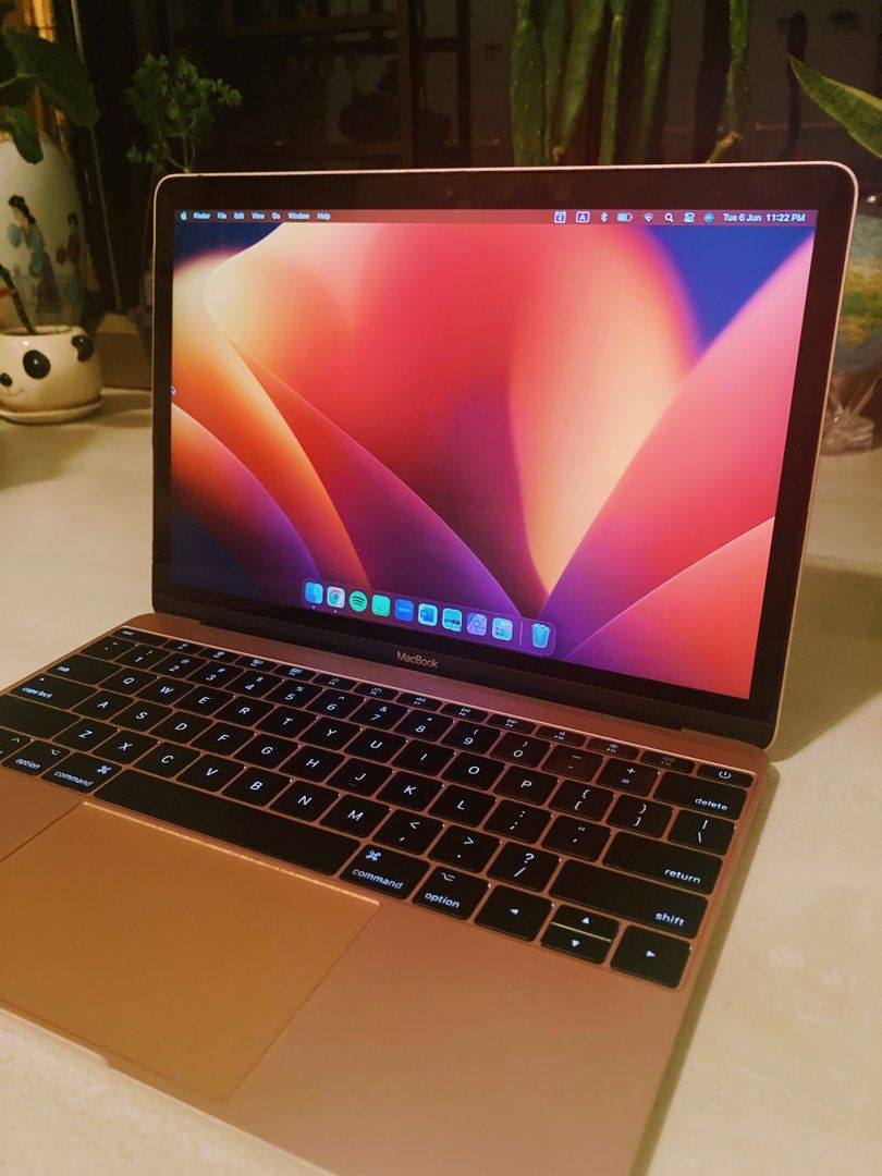 Macbook (Retina 12-inch, 2017), Rose Gold, 8GB RAM, 512GB SSD