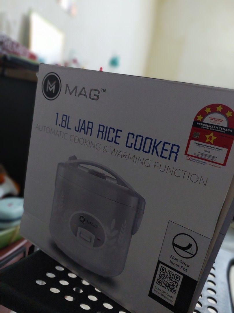MAG 1.8L Rice Cooker, TV & Home Appliances, Kitchen Appliances, Cookers