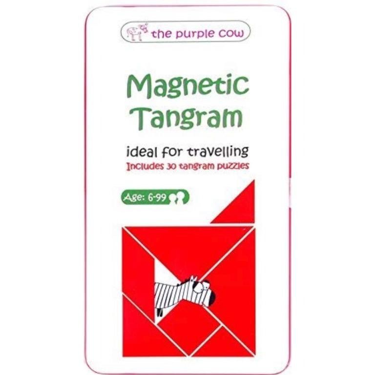 Magnetic tangrams travel toy top