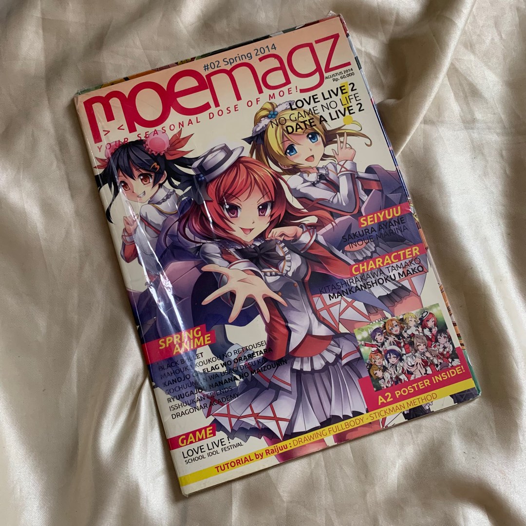 Majalah anime baru free poster on Carousell