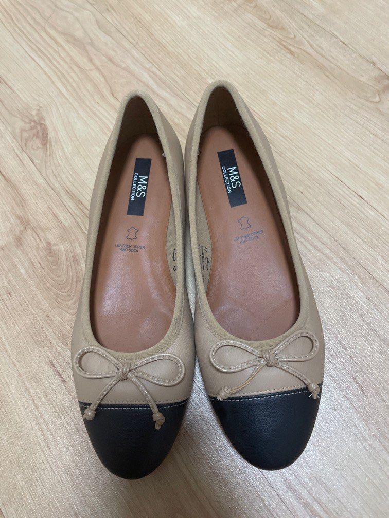 M&s Collection Marks And Spencer Ballet Flats Yellow M&S