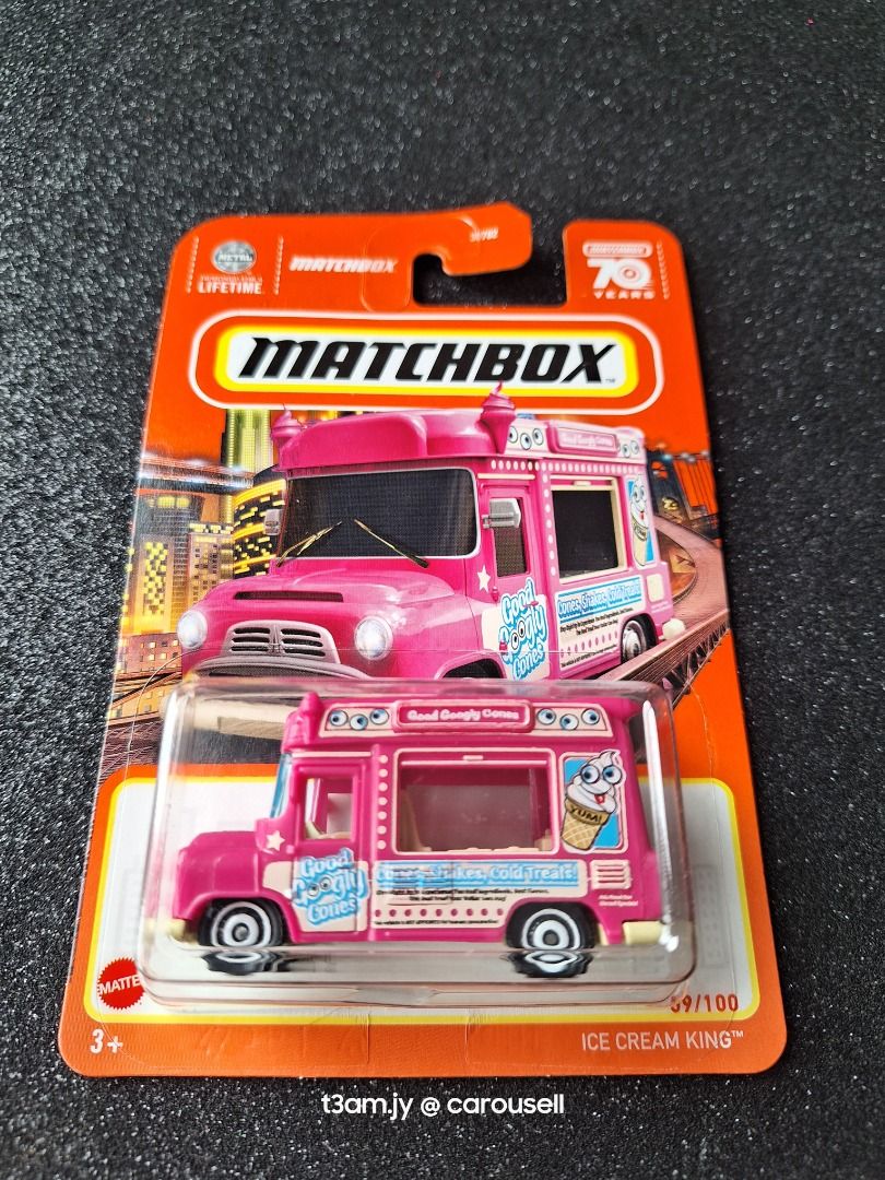 Matchbox ice cream truck top