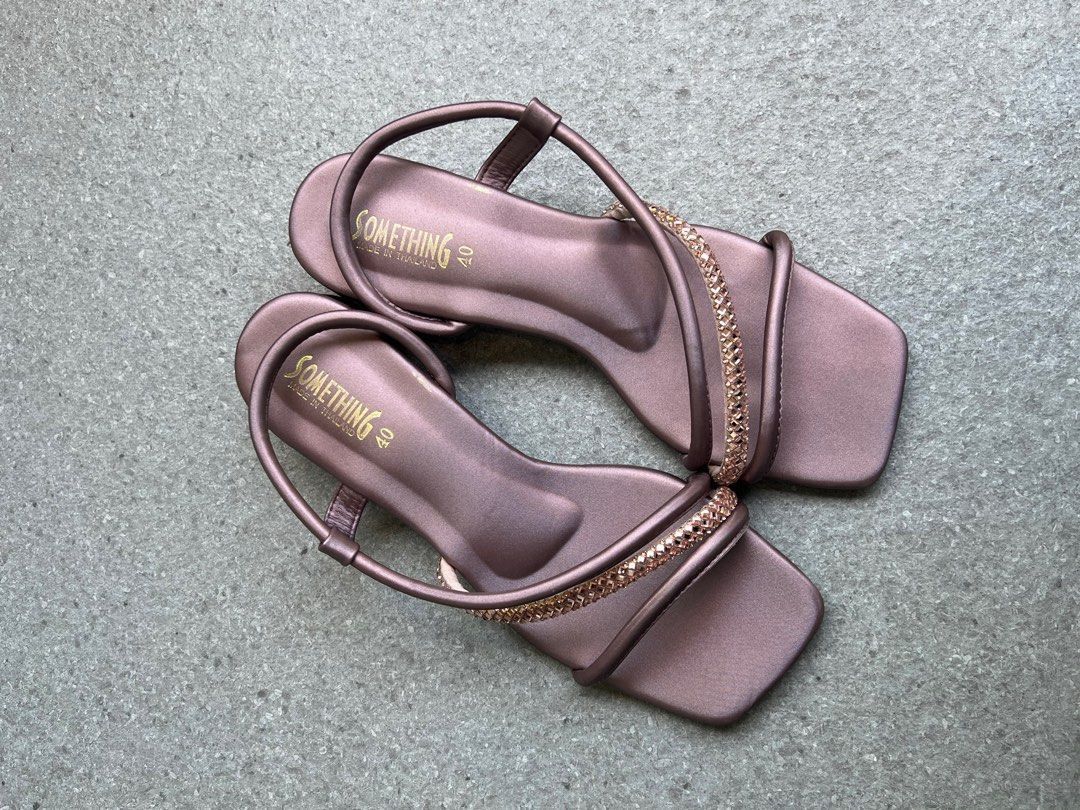 Mauve on sale strappy sandals