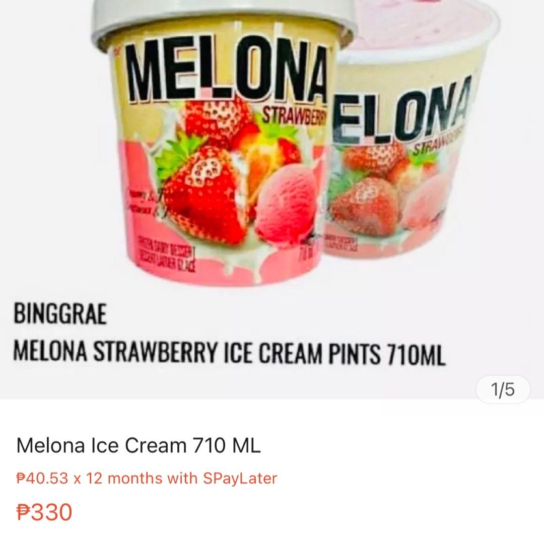 MELONA STRAWBERRY PINT 710ML MELON on Carousell