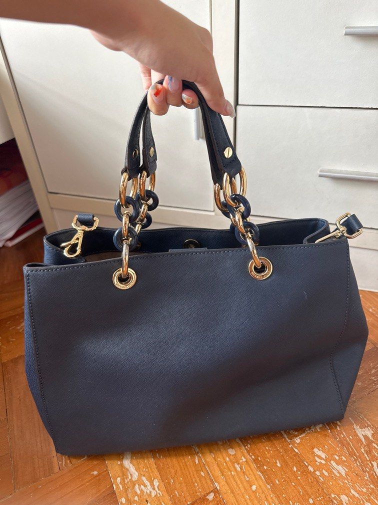 Mk cynthia medium top leather satchel