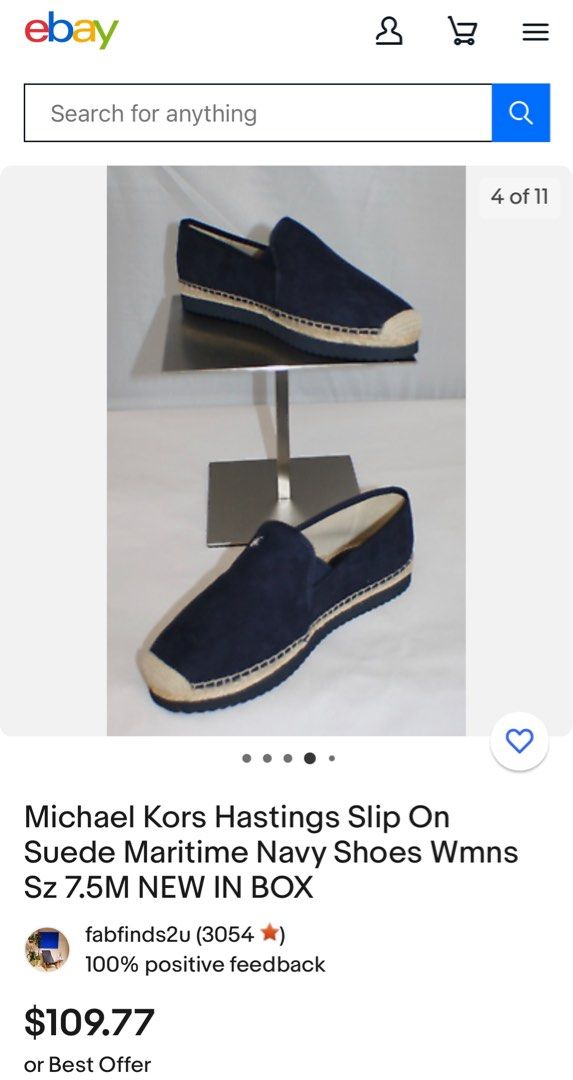 Michael kors hastings slip on outlet