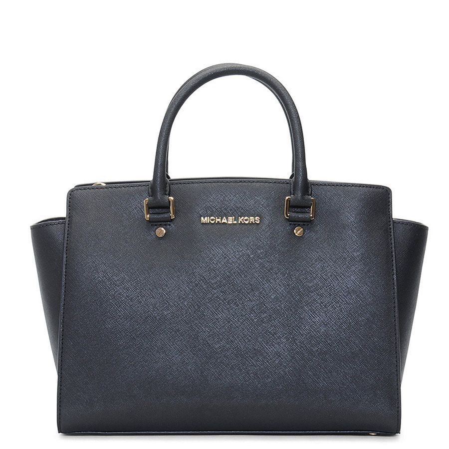 Michael Kors Navy Blue Dark Blue Bag 30S3GLMS7L LARGE SELMA