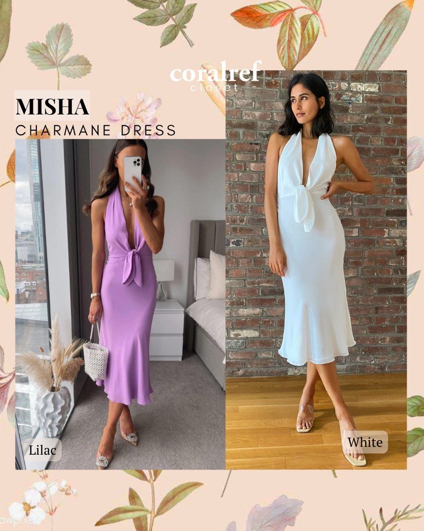 Misha collection lorena dress navy new arrivals