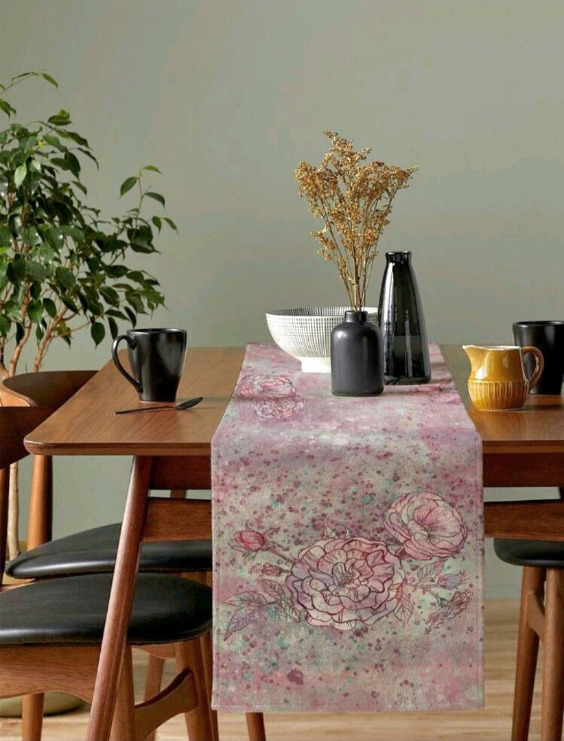 Modern table runners/ tv console runners, Furniture & Home Living, Home ...