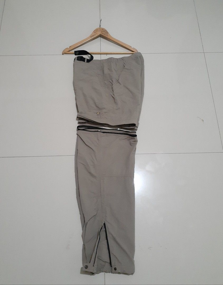 Mountain Hardware Convertible Trek Pants With Drawstring & Ankle Zip (Category: Jeans) located in Candaba. Submitted by ThrifthingsPH02 (Listing ID 1235967656, Image 3). Description: Selling Mountain Hardware Convertible Trek Pants With Drawstring & Ankle Zip Size Meduim on tag 32 Waistline Adjustable 16 Length When short above the knee 41 Length outseam With ankle zip and Drawstring Well Used Condition Signs of usage Scratch on left side pocket 