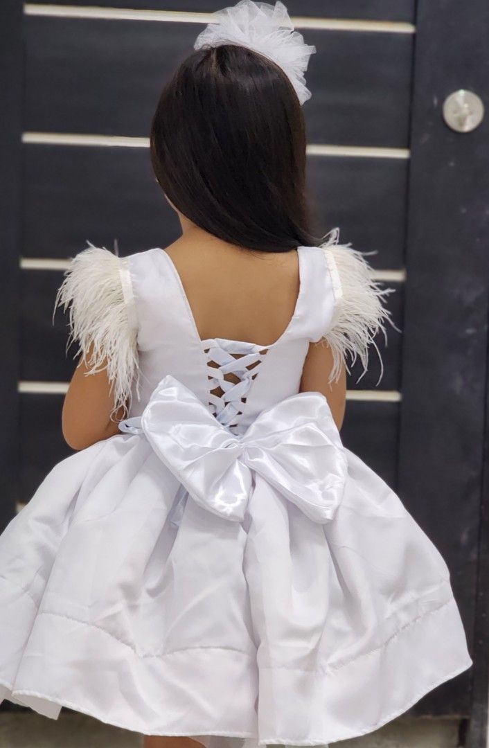 Moving Up Graduation Gown Dress For Kids White Gown For Kids, Babies & Kids,  Babies & Kids Fashion On Carousell