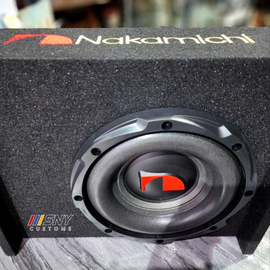 Nakamichi 10 compact slim high power 1000w Amplified Subwoofer
