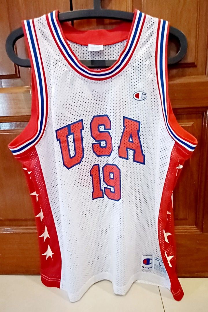 Usa basketball jersey champion sale