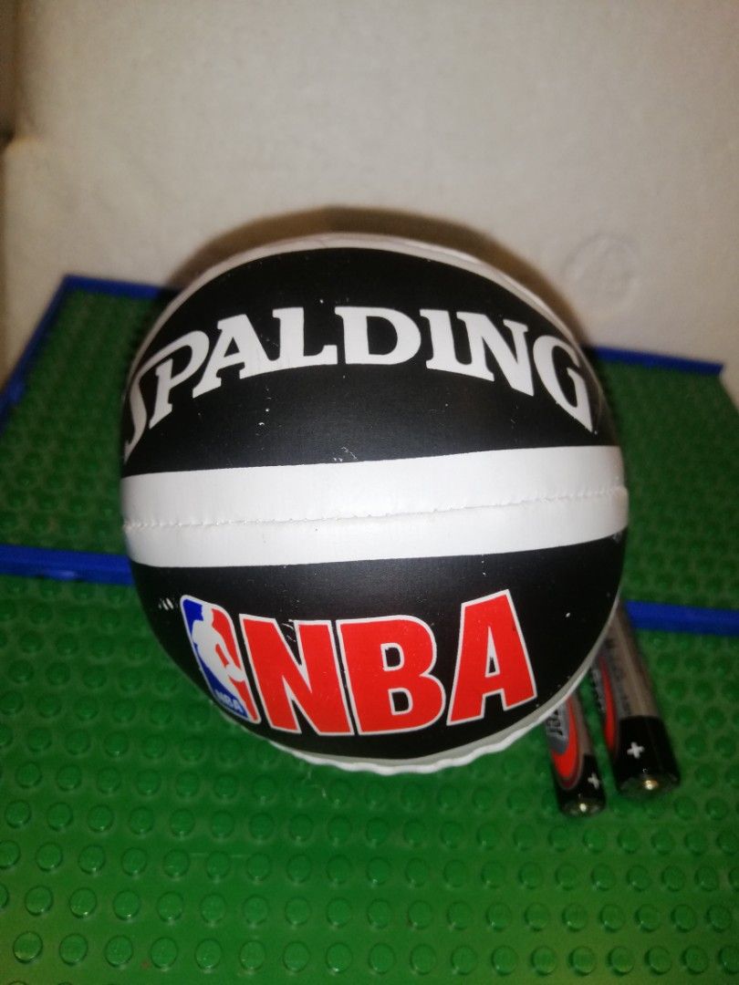 NBA SPALDING mini basketball (soft spongy type) squeeze ball, Hobbies