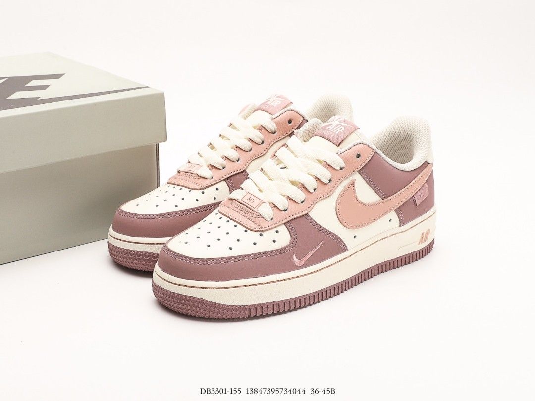 NIKE Air Force 1 07 Low Purple White Shoes US 5.5 US 11