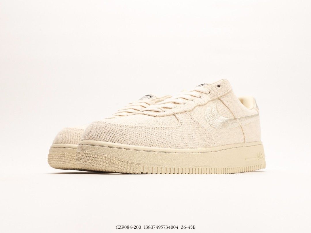 air force low stussy fossil