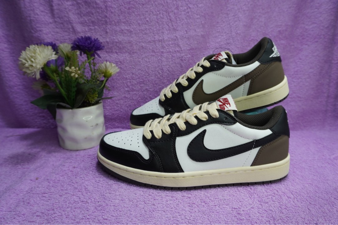 travis scott x nike air jordan 1 dark mocha