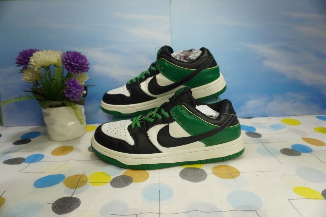 Nike Dunk Low Classic Green Size 39 Insole 24.5 cm, Fesyen Wanita