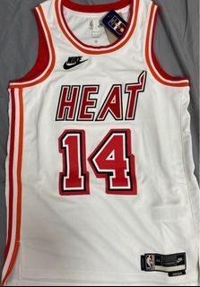 Nike Youth 2022-23 City Edition Miami Heat Bam Ado #13 White Cotton T- Shirt