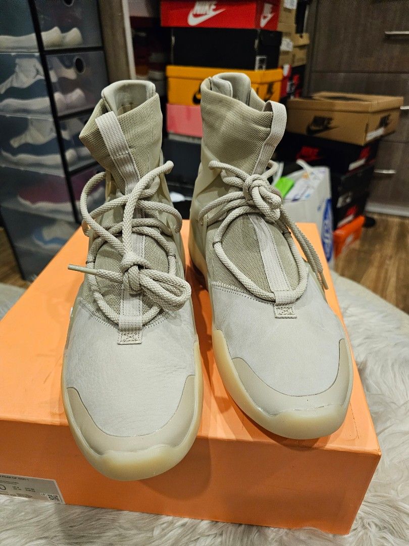 NIKE X FEAR OF GOD OATMEAL Men s Fashion Footwear Sneakers on